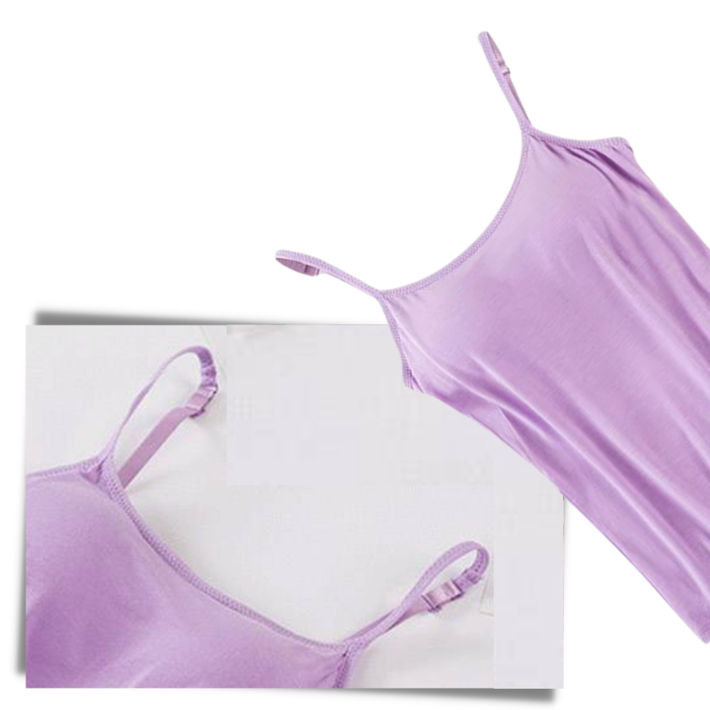 Camisole with Built-In Bra