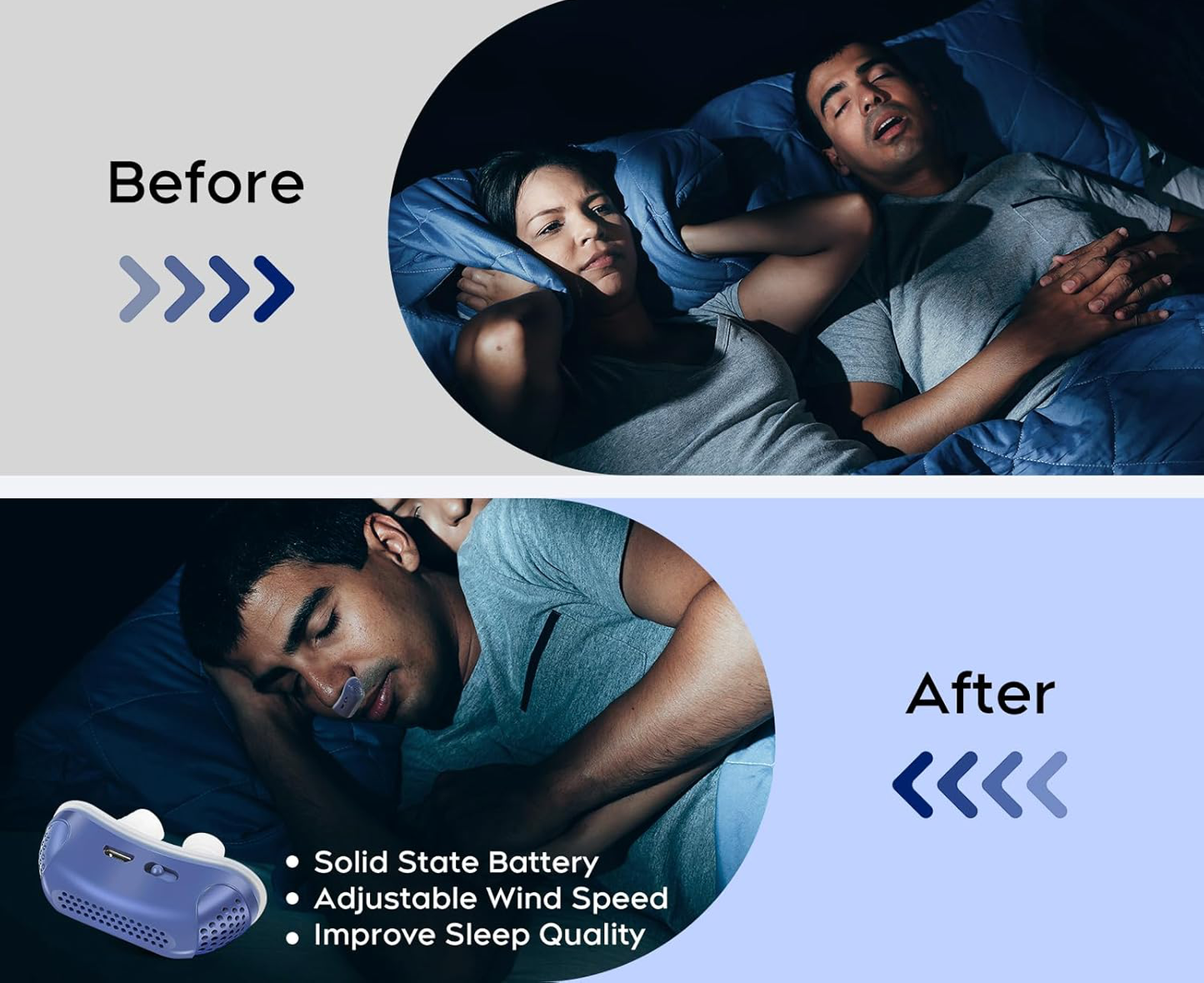 Micro CPAP Sleep Apnea Machine For Travel & Anti Snoring - CPAP Alternative