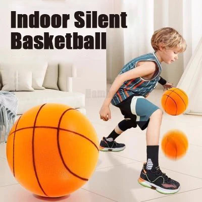 Fast Dropshipping Bouncing Mute Ball Silent Basketball Foam Basketball Silent Soft Ball Air Bounce Basketball Size 3/5/7 Basket