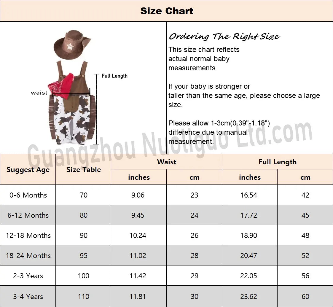 Baby Boy Clothes cowboy Costume Infant Toddler Cowboy Set 3Pcs Hat Scarf Romper Halloween Event Birthday Holiday Cosplay Outfits