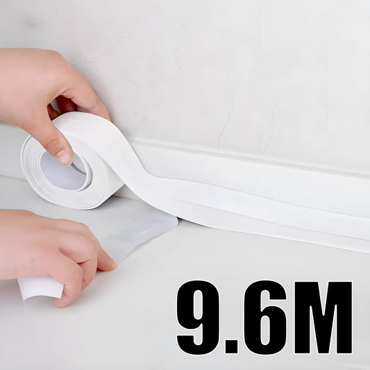 Waterproof Sealing Tape PVC Self Adhesive Bathroom Bath Wall Glue Sticker Kitchen Sink Caulk Mold Proof Seal Covering Tape Strip